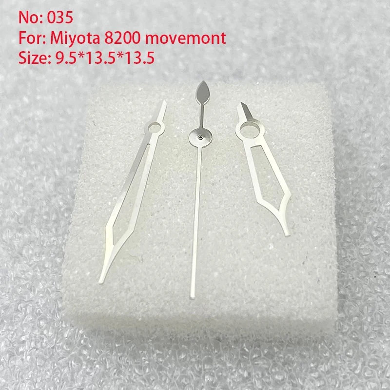 Watch Accessories Watch Hands 3 Needles Men Miyota 8200 Movement Repair Parts Size 9.5mm*13.5mm*13.5mm/NO.035