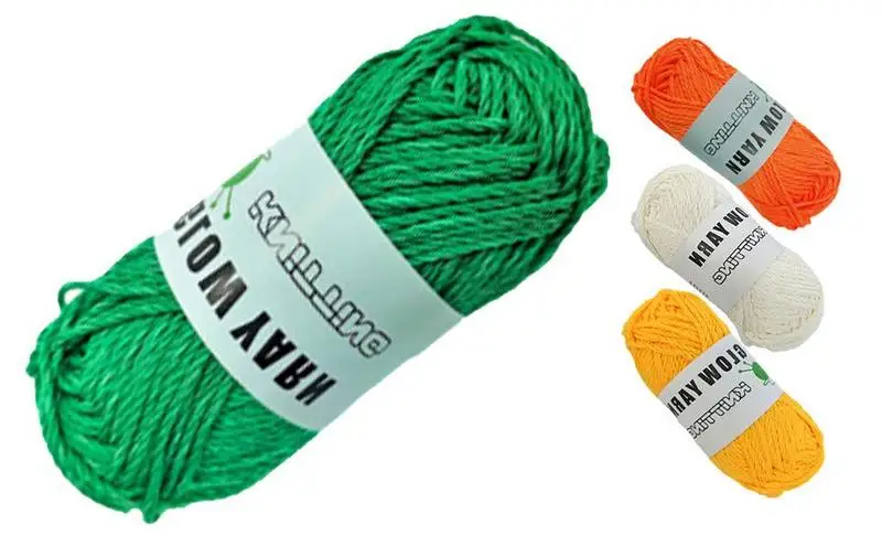 

Glow In Dark Yarn Polyester Comfortable DIY Crafts Crocheting Yarn Glow Multifunctional Crochet Yarn For Crafts Knitting Doll