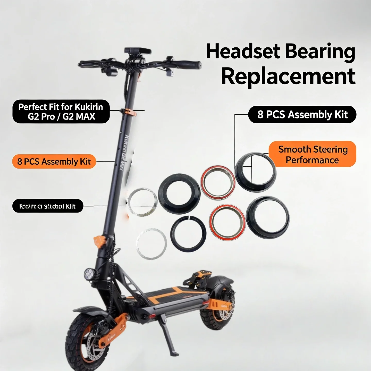 Enhanced Bearing Assembly Replacement Spare Parts for Electric Kick Scooters
