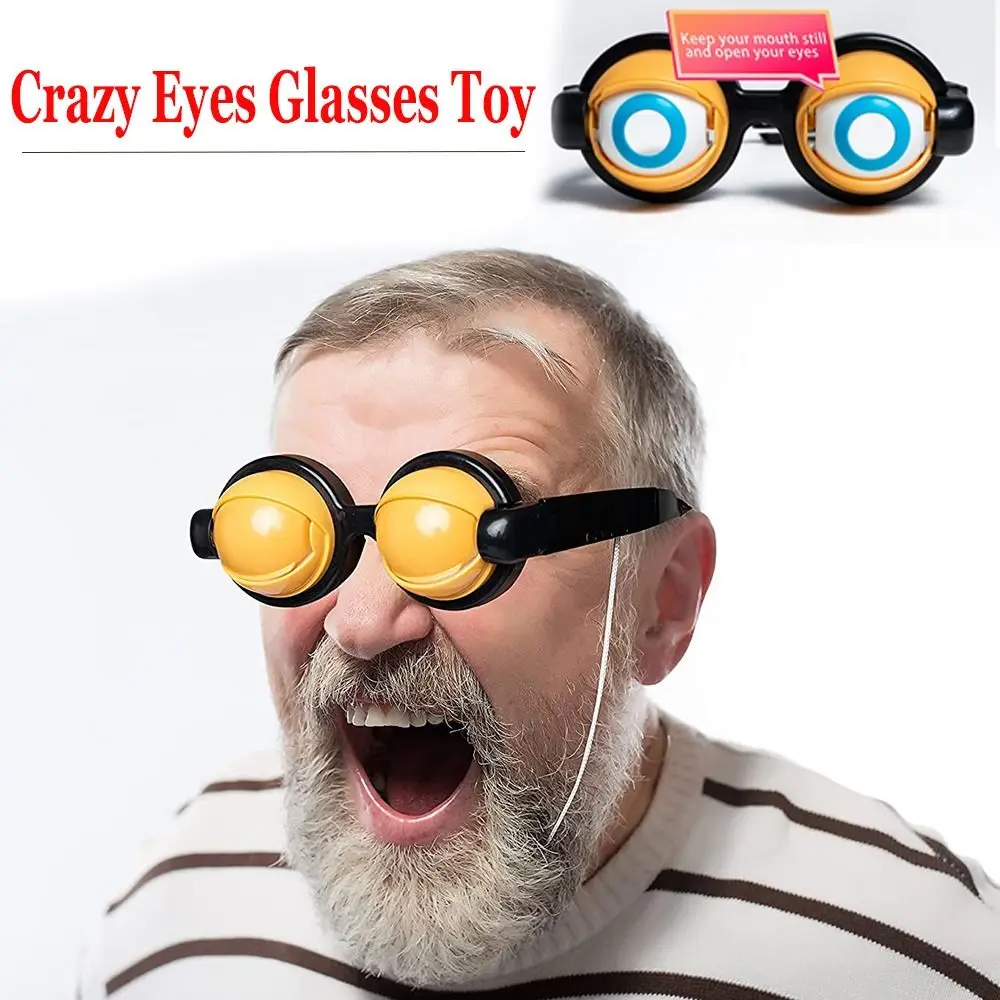 Whimsical Crazy Eyes Novelty Glasses