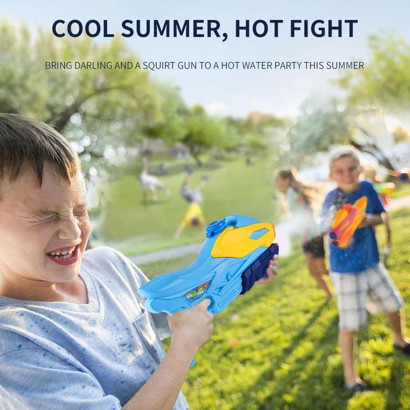 

Summer Automatic Water Gun Portable Pistol Shooting Children's Toy Beach Outdoor Pull-out Large Capacity Splashing Kids Gifts