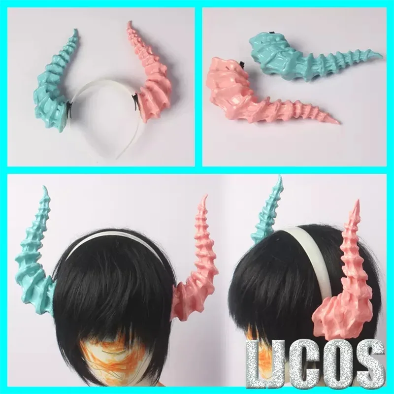 

Halloween Devil Ox Horns Sheep Horns Universal Horns Headwear Headband Cosplay Props