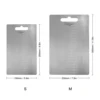 Lixada 1.8MM Thick Titanium Cutting Board for Home Kitchen Cooking Outdoor Camping Hiking Backpacking 2