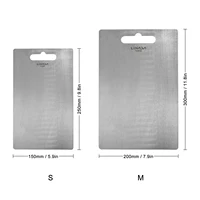 Lixada 1.8MM Thick Titanium Cutting Board for Home Kitchen Cooking Outdoor Camping Hiking Backpacking 2
