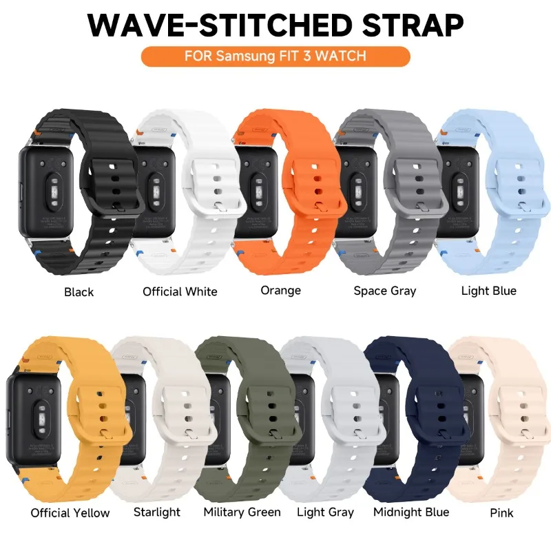 Sport Silicone Strap for Smartwatch - Durable Rubber Bracelet Accessory