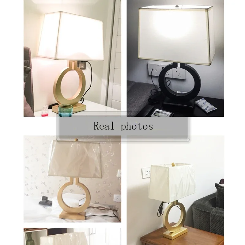 Lampe de bureau décorative d'hôtel nordique, lumière de luxe, modèle de  designer personnalisé, salon postmoderne, lampe de chevet de chambre à  coucher - AliExpress