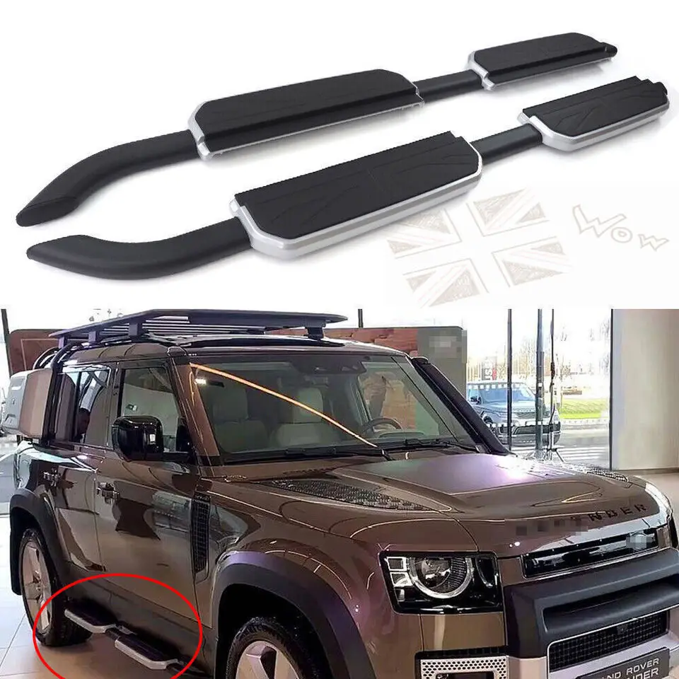 

Fits for Land Rover Defender 110 4D 2020-2024 Nerf Bar Running Board Side Step