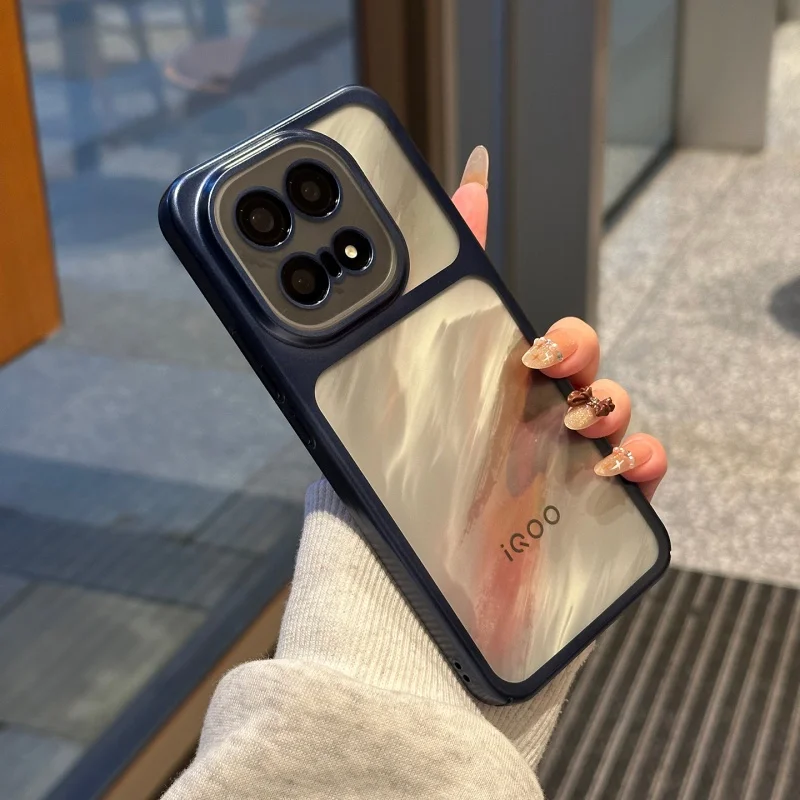 Matte Clear Shockproof Ultra Thin Phone Case with Glossy Skin Translucent Cover