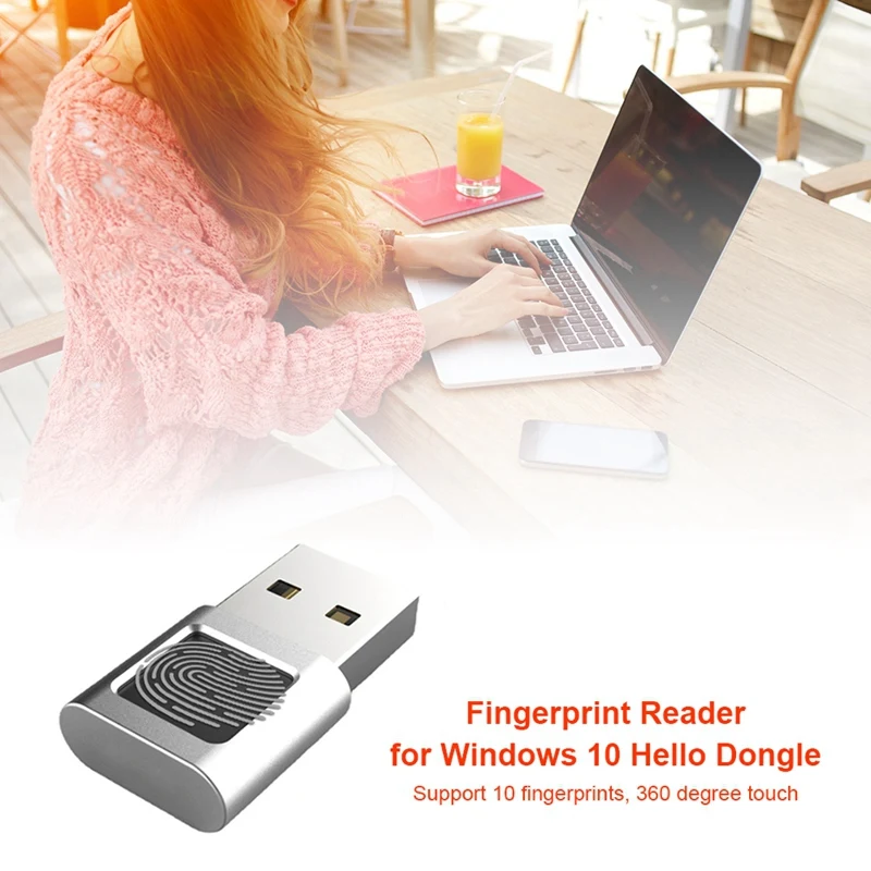 USB 지문 인식 모듈 장치, 윈도우 10 노트북용 생체 스캐너, PC 보안 키, USB 인터페이스