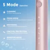 SEJOY Electric Toothbrush for Adults Rechargeable 5 Modes With 8 Replacement Brush Heads 2