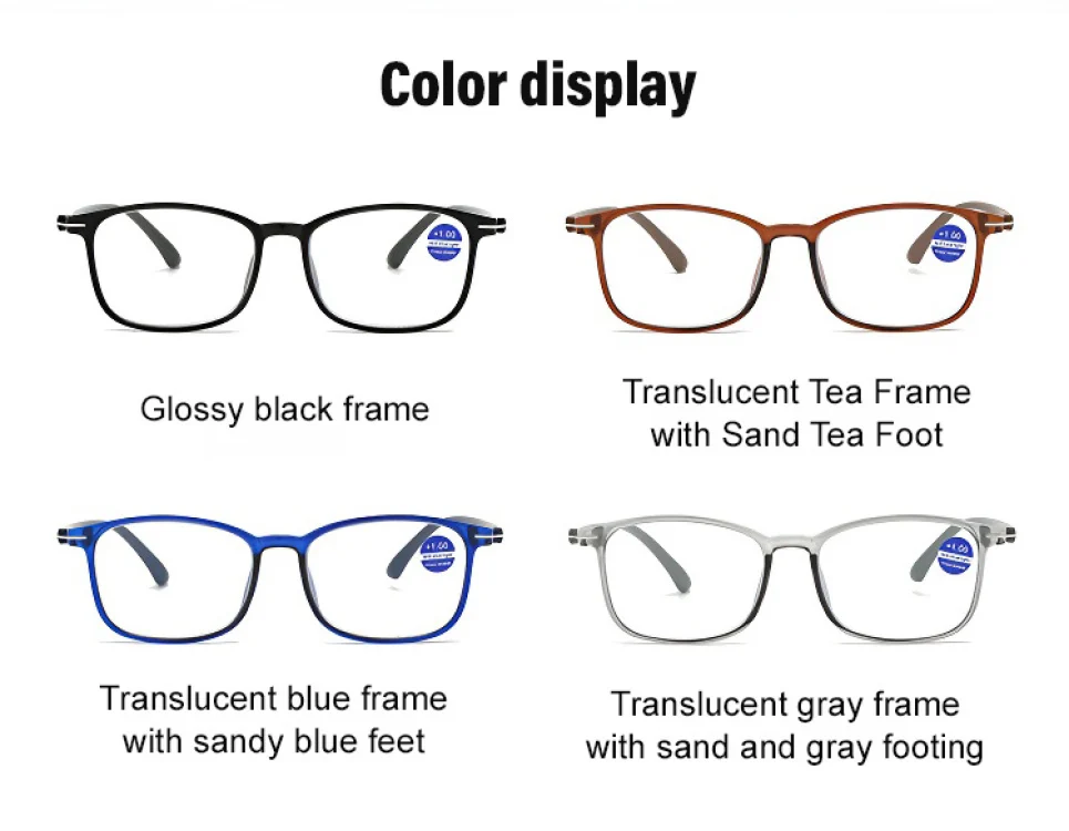 Titanlegierung, blaues Licht blockierende Lesebrille, Presbyopie-Brille, Anti-Müdigkeit, Hyperopie-Brille – Detail 18
