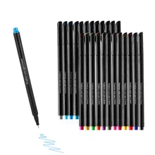 

12/24/48/60 Color 0.4MM Thin Line Colorful Water-Based Hook Pen Painting Sets Needle Pens Planner Decoration Tools Art Supplies