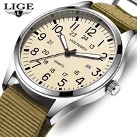 LIGE 2025 Fashion Men Watches Luxury Brand Fashion Mens Quartz Watch Luminous Hands Male Date Clock Waterproof Man Wristwatch