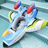 Inflatable Aircraft Swim Ring Tube Toy Baby Swimming Ring Seat for Kid Swim Circle Float Swim Pool Water Fun Toy for Children 6