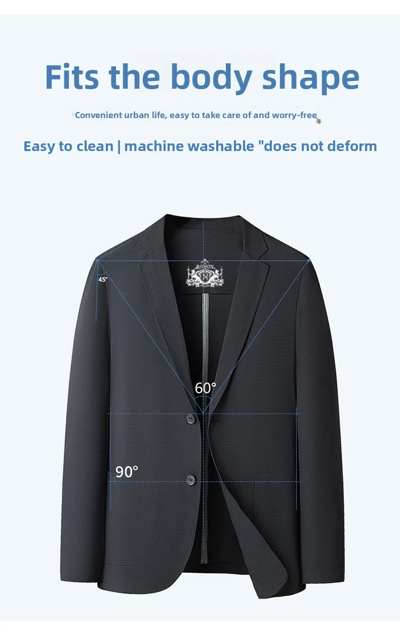 Men's Ice Silk Blazer View 3