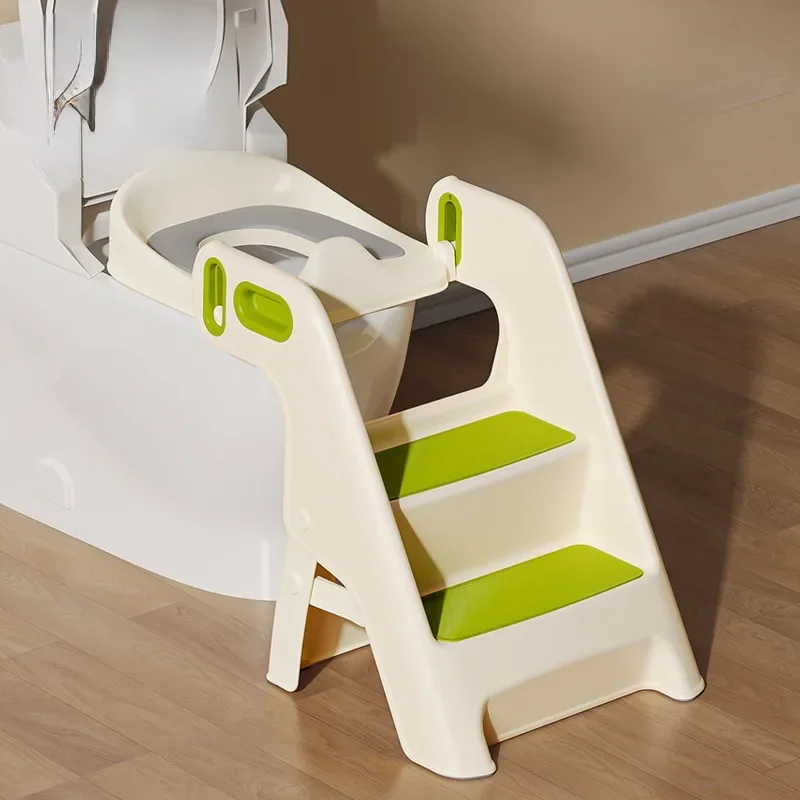 Toilet Ladder Children Toilet Seat, Folding Learning Tower Stepped Baby Potty Seat, Child Foot Stool Potty Training Seat