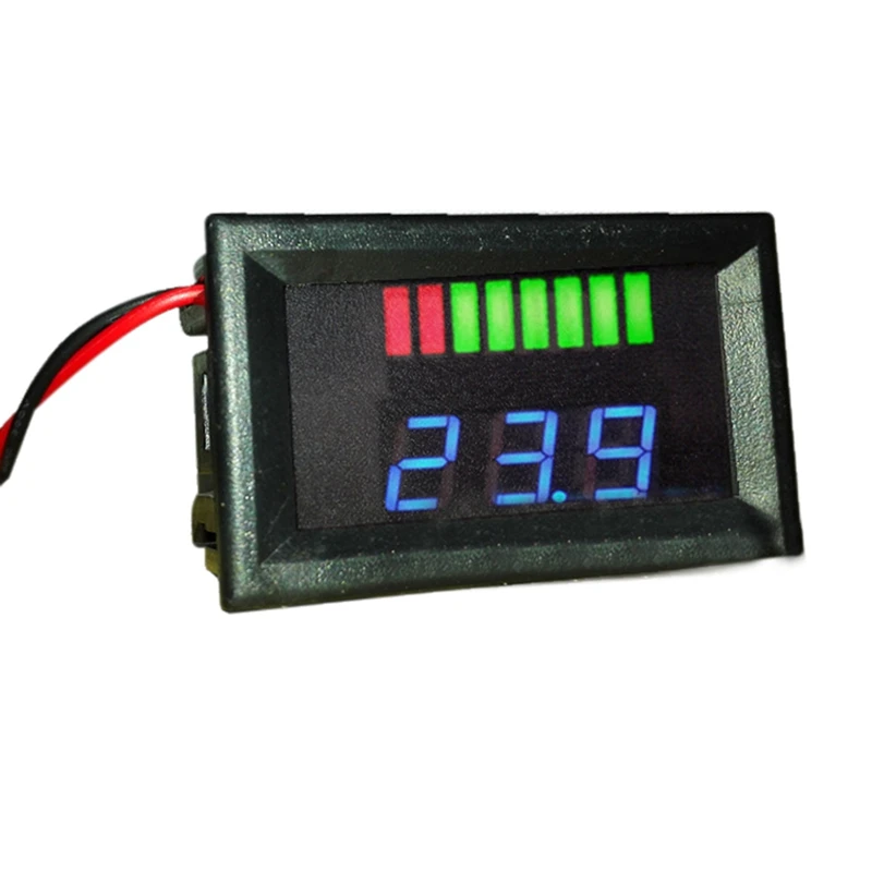 

Телефон с индикатором яркости, 3x12 В, Синий Вольтметр