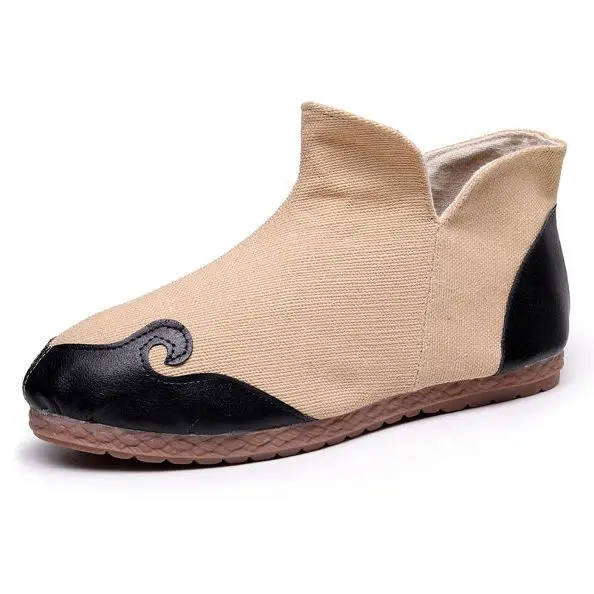 Vintage ethnic style Kungfu Shoes Chinese Traditional Kung Fu Shoes Wushu Tai Chi Old Peking Wing Chun Martial Art Sneaker