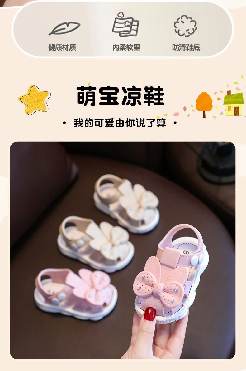chaussures princesse pour sandales souples respirantes en pvc pour bébés sandales de plage coordonnantes pour