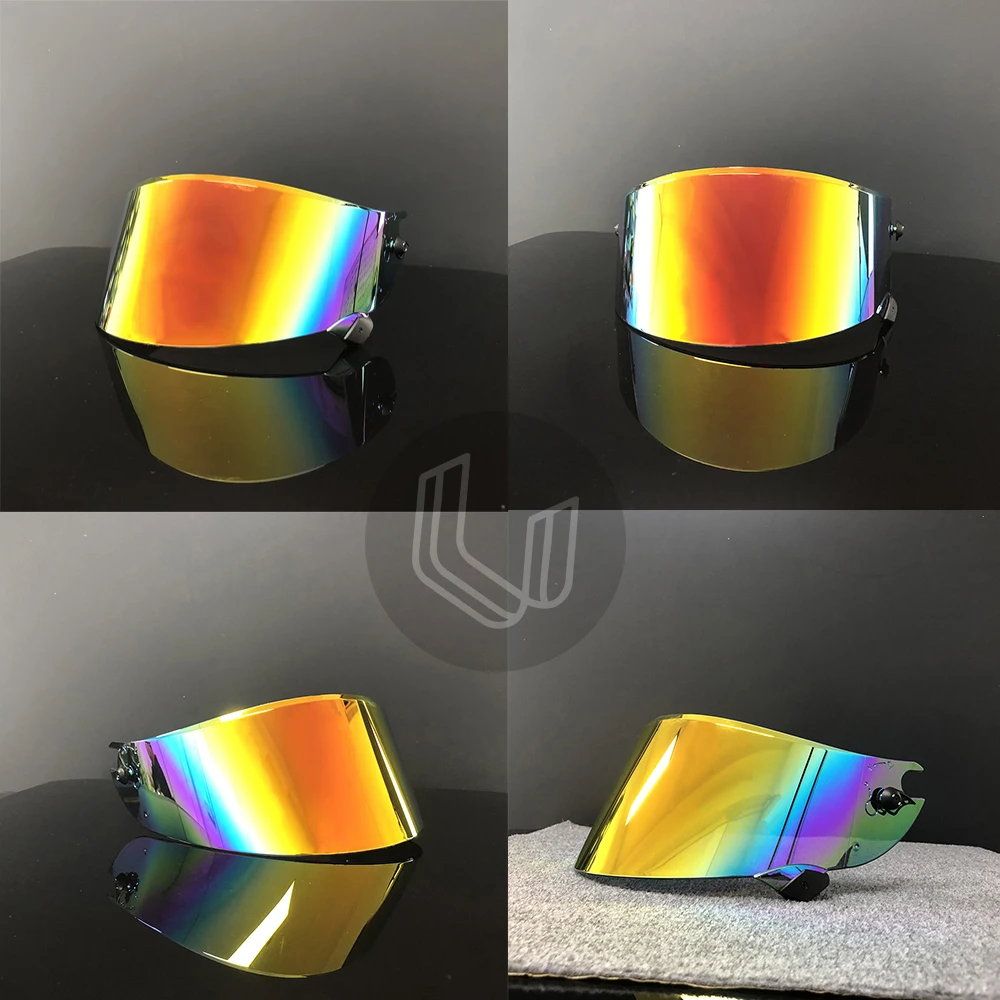 Bouclier De Casque Pour ICON Airflite, Visière De Casque Pare-Soleil Uv-Cut Pare-Brise Pare-Brise Pare-Soleil Moto Remplacement Pare-Soleil Lentille Pare-Visage Accessoires,Dark Smoke