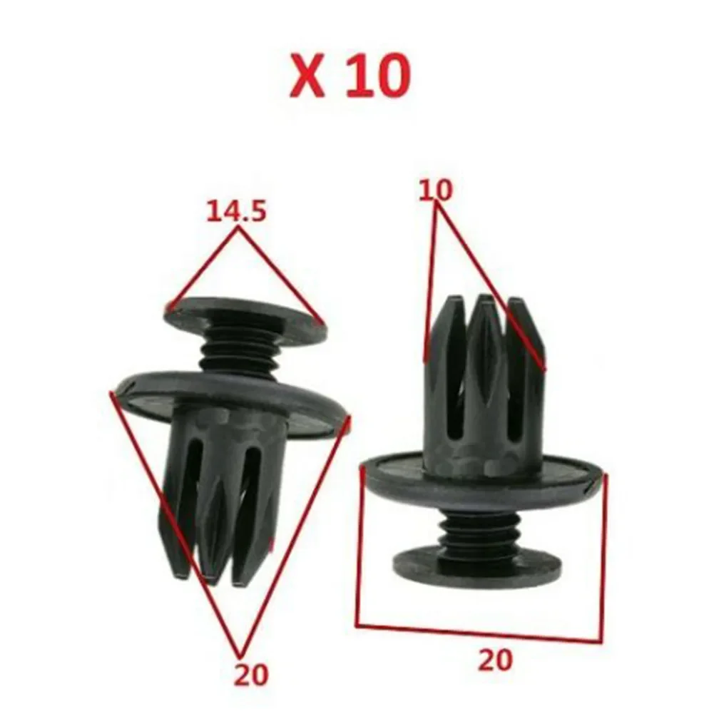 Clips de garniture de couverture de seuil de porte latérale de voiture, 20 pièces, pour BMW MINI R50 R52 R53 R55 R56 R58 R59, accessoires d'intérieur de voiture en plastique