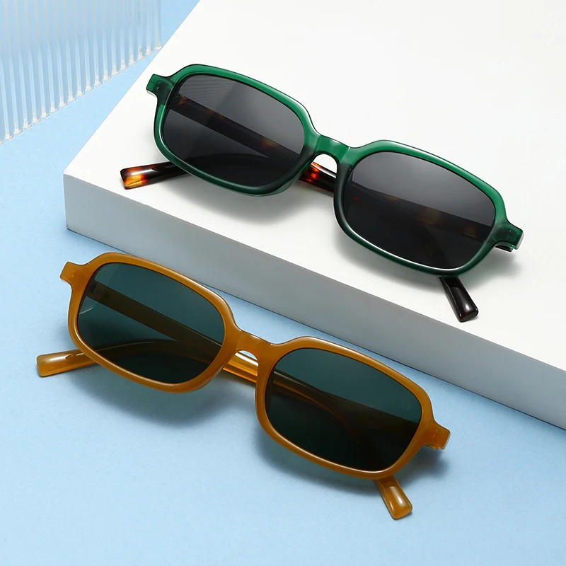 Hiking Camping 2pcs Fashion Square Rivets Anti Light Glasses Women Y2K Luxury Leopard Mirror Eyewear Retro Female Eyeglasses