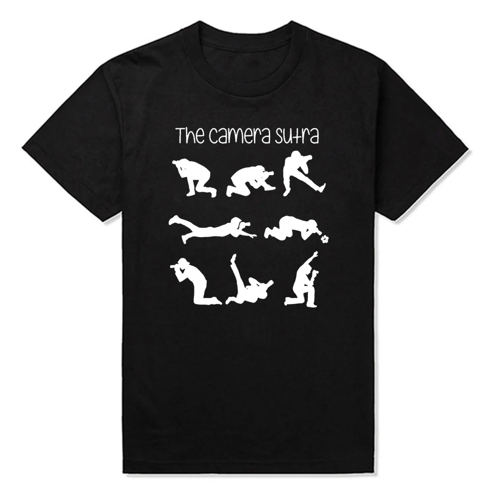 

Camera Sutra Funny Photographer Design Gift Idea T Shirt New Style Summer Style Crew Neck Cotton Custom Normal Loose Shirt