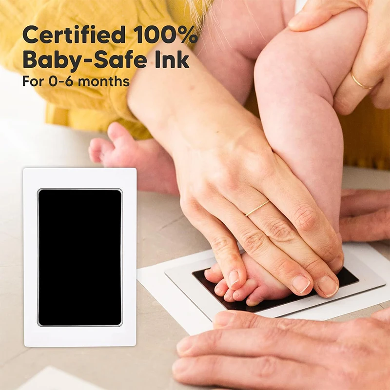 Clean Touch Pad For Pet Handprints And Footprints Inkless Infant Hand & Foot Stamp Safe For Babies Doesn&rsquo;t Touch Skin hand and footprint kit inkless ink pads pet footprint pads