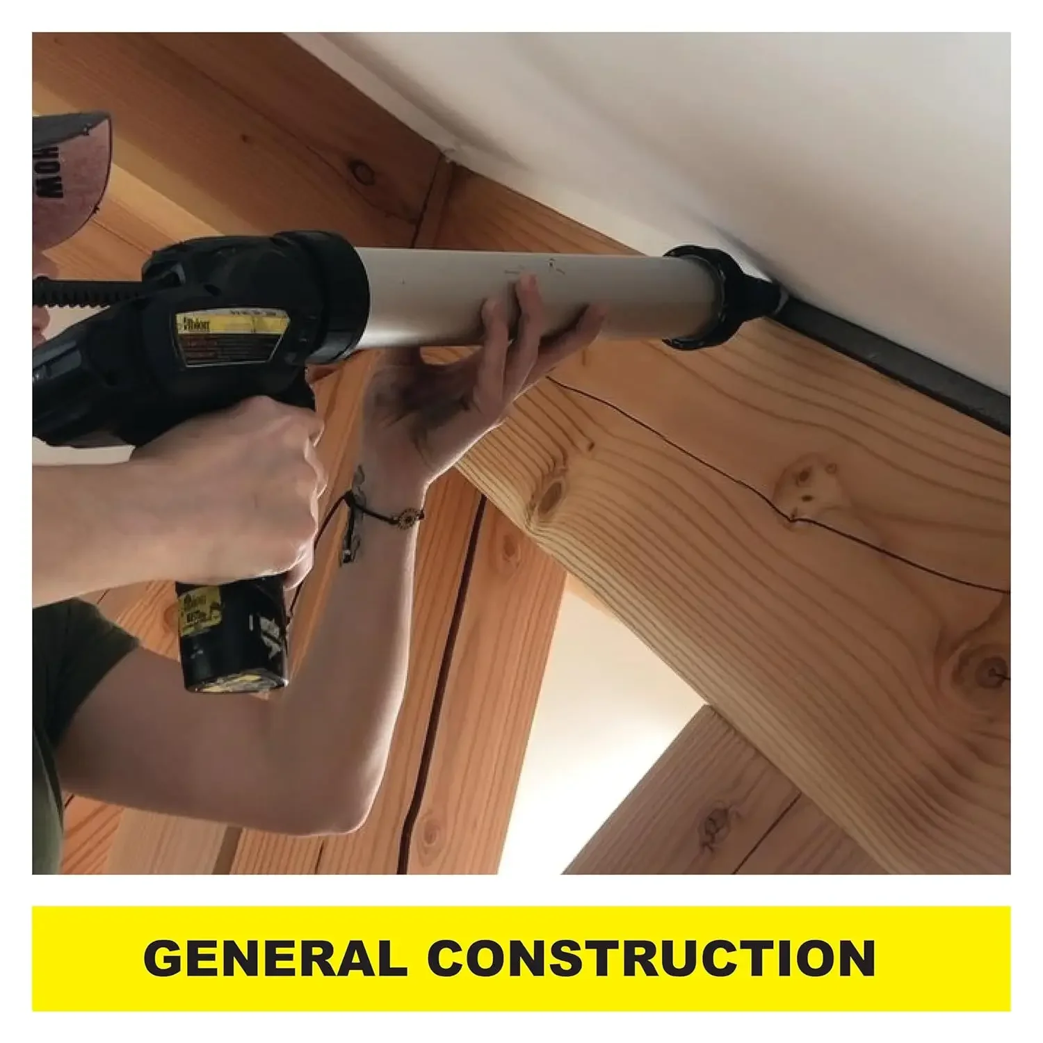 Engineering E12S20 B-Line Cordless Sausage Caulking Gun, No Drip, 12V, 20 oz 6