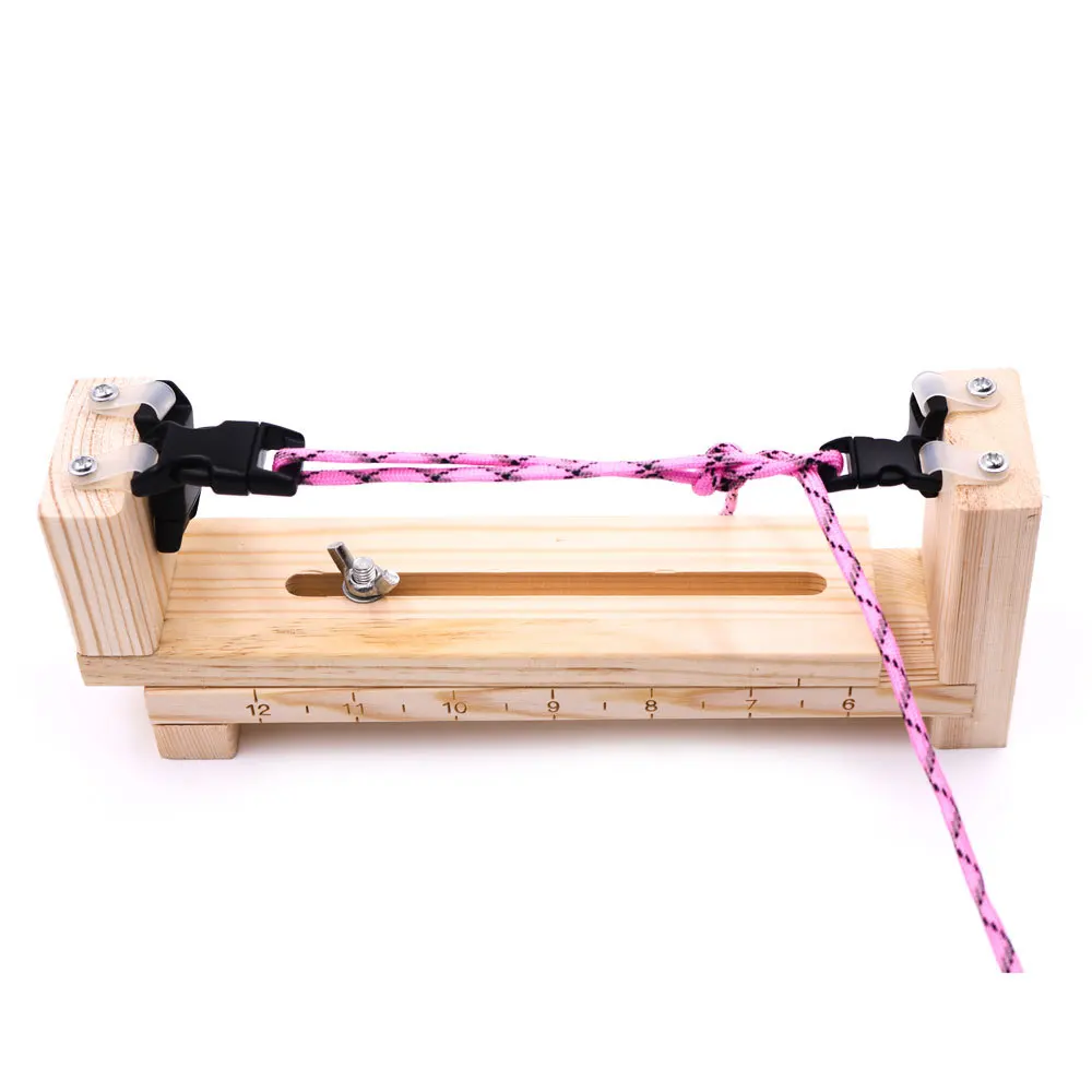 

Umbrella rope bracelet primary color solid wood braiding frame DIY hand braider Jewelry Making Tools