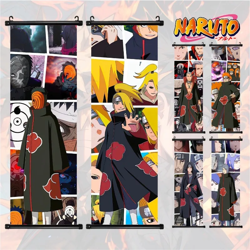 Limited Edition High-Definition Naruto Scroll Poster - AI Anime Character Oil Painting