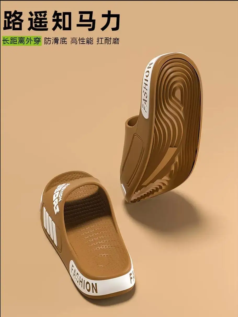 Große Größe 48-49 Männer Hausschuhe Sommer Flache Sohle Hause Hausschuhe Für Frauen Mann Offene spitze Trend Rutschen Paar licht Strand Schuhe Sandalen – Detail 4