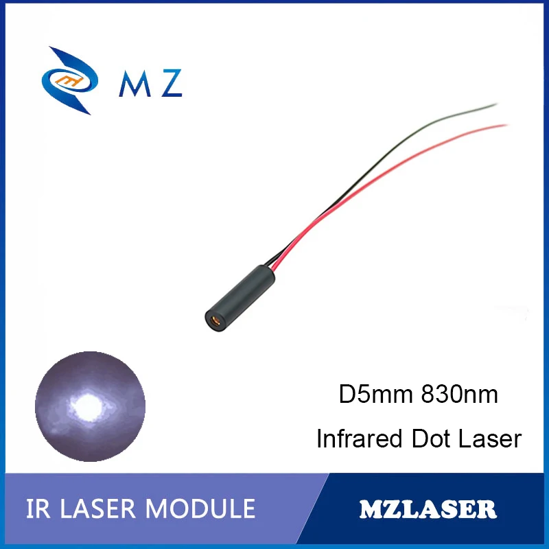 

Infared Dot Laser Module Compact Mini D5mm 830nm 0.5mw 1mw 5mw 10mW Industrial Machine Class I Class II Class IIIB IR Laser