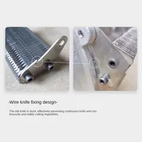 Electric Commercial Practical Potato Carrot Slicer Potato Radish Slice Vegetable Food Shredder Vegetable Multi-function Shredder - Image 5