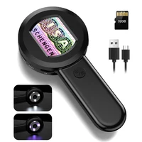Hayve 2‘’ Digital Microscope 100X Zoom Magnifying Glass with Light Coin Magnifier with 2 Color Light Mode Windows/Mac Compatible 1