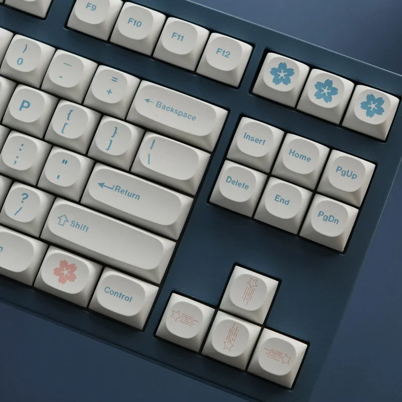 

142 Keys FuYu Keycap For Mechanical Keyboard With 1.75U 2U Shift Cherry Mx Switch PBT Keycaps MA Profile