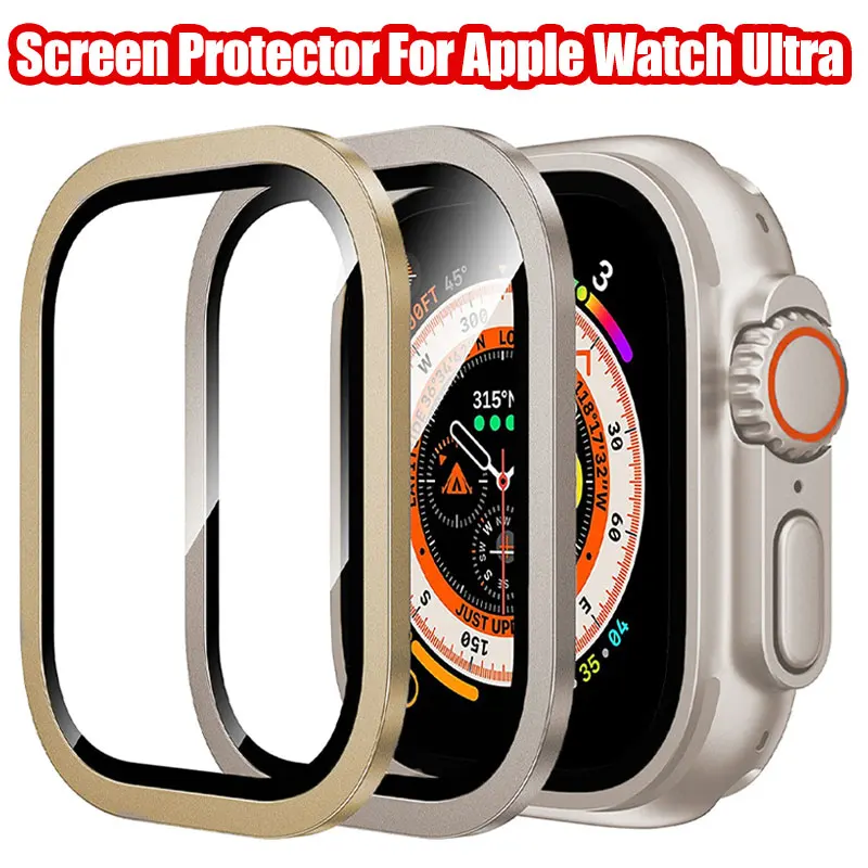 Premium Metal Frame + Tempered Glass Screen Protector