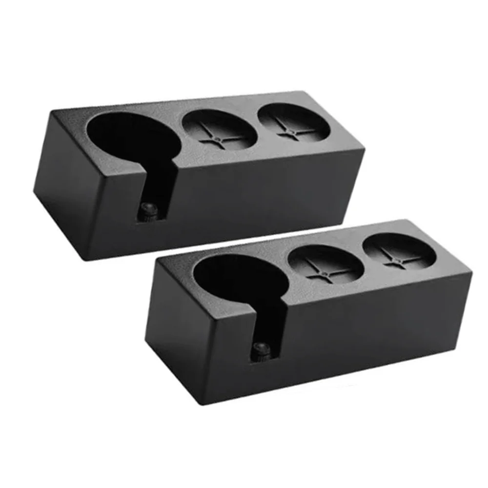 

Coffee Handle Base Three-hole Slot Coffee Filter Tamper Support Espresso Holder Height Adjustable ABS Kitchen Accessories 2 Size
