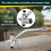 Foam Cannon Dual Connect Adapter 1/4" Quick Connect Metal Dual Head for Pressure Washers Fits EU & US Systems Includes 7 Nozzles 4