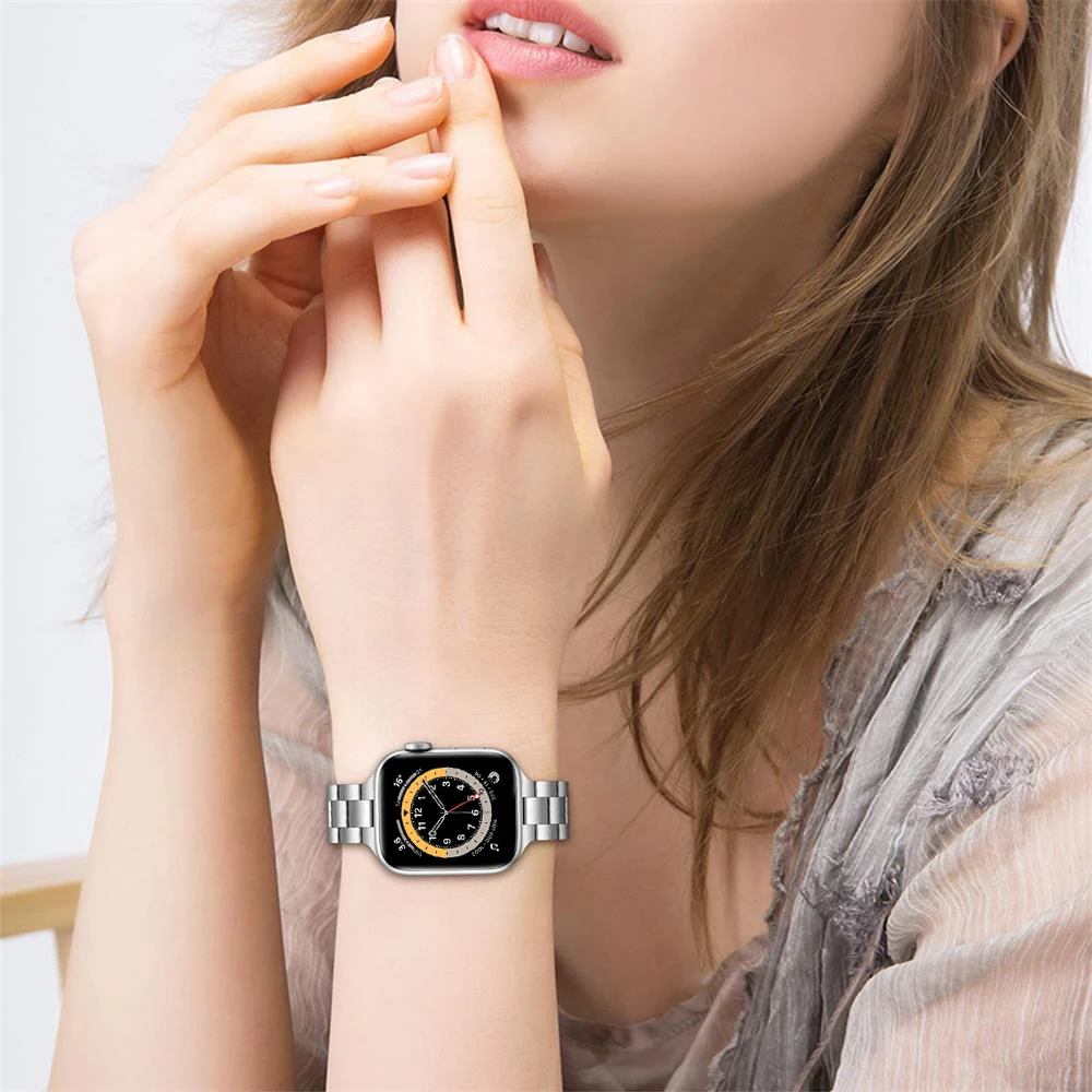 รูปสินค้า สายคาดนาฬิกาสแตนเลสสตีล สำหรับ Apple Watch ทุกขนาด