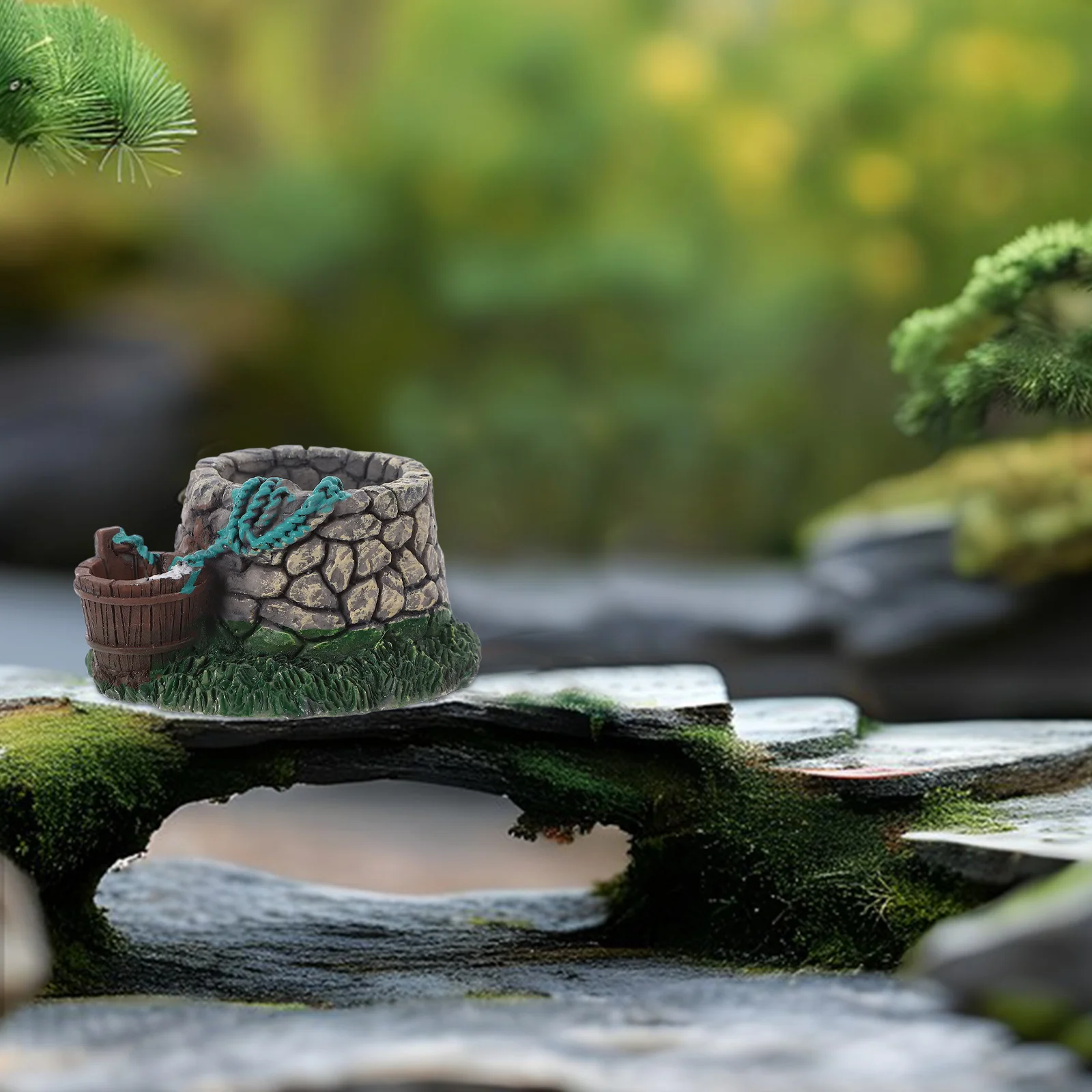 Succulent Flowerpot Decoration Betta Fish House Decorations for Tank Hideout Aquarium Small Terrarium