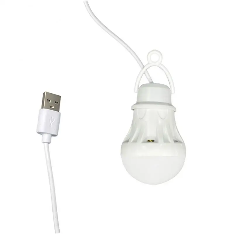 Led Light Book Light Mini Led Light USB LED Bulb 3W Portable LED Lamp 5V Book Lights Energy Saving Emergency Lamp Outdoor Camping Light Indoor Reading Light Bulb