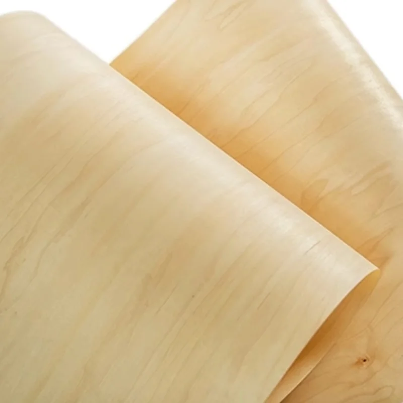 Natural Maple Pattern Solid Wood Veneer Musical Instrument Decoration Veneer L 2-2.5Meters/pcs Width 58cm T 0.3mm wood veneer
