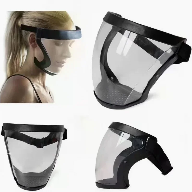face protector Work Protection Mask Transparent Facial Protector Face Mask Protective Outdoor Heating Home Kitchen Tools Full Face Mask