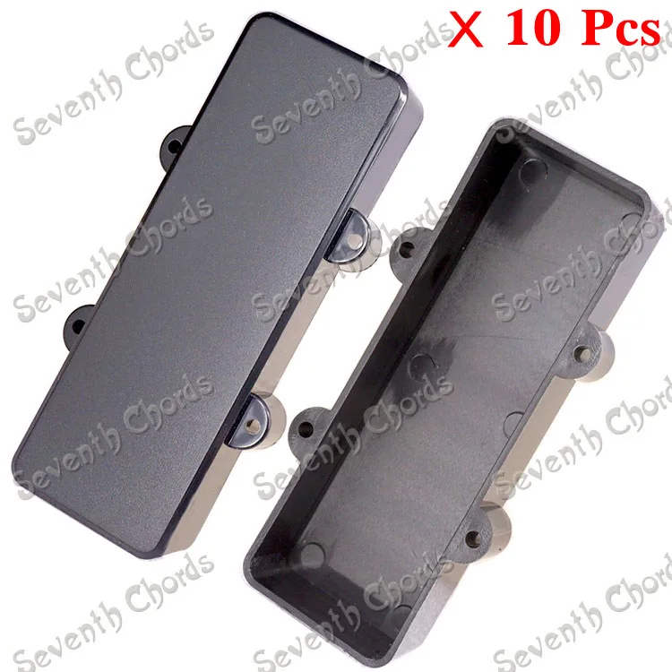 

10 Pcs Black Sealed Closed Type Humbucker Pickup Covers For Electric Bass Guitar,/ Made of Plastic 113MM*39MM
