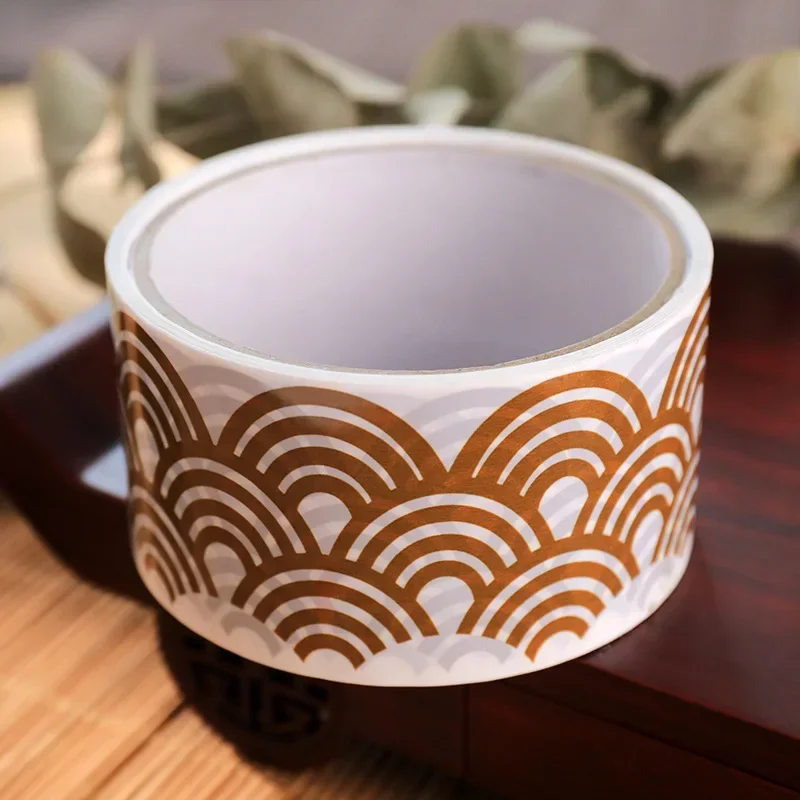 창의적인 앤티크 레이스 장식 테이프, DIY 사진 앨범 장식 테이프 밀봉 상자, 대형 롤 방수 폭 4.8cm 홈 장식