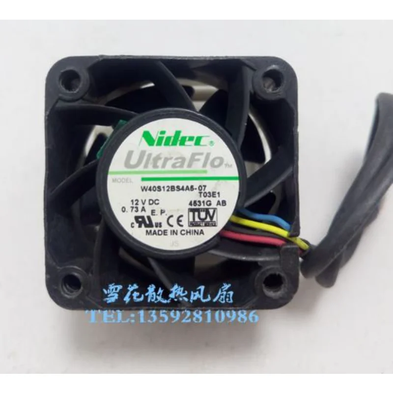 

Новый охлаждающий вентилятор для Nikon W40S12BS4A5-07 12 В 4028 а 4 см дюйма 40 × 40 × 28 мм