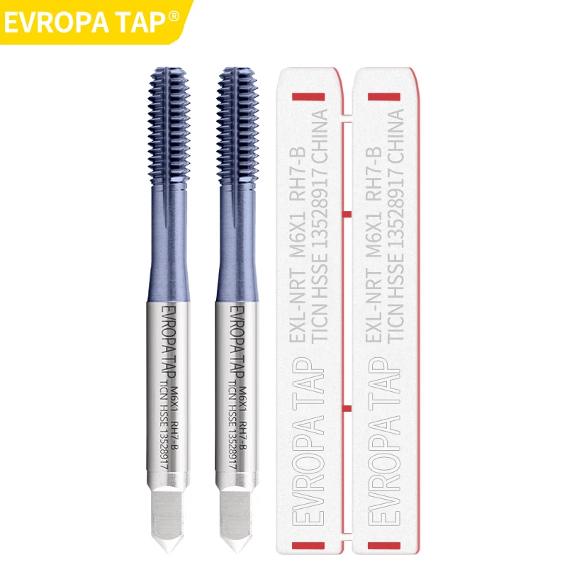 EVROPA TAP HSSE-M42 JIS 표준 롤 포밍 탭 M0.5-M3 기계 나사산 탭 (알루미늄, 강철용)