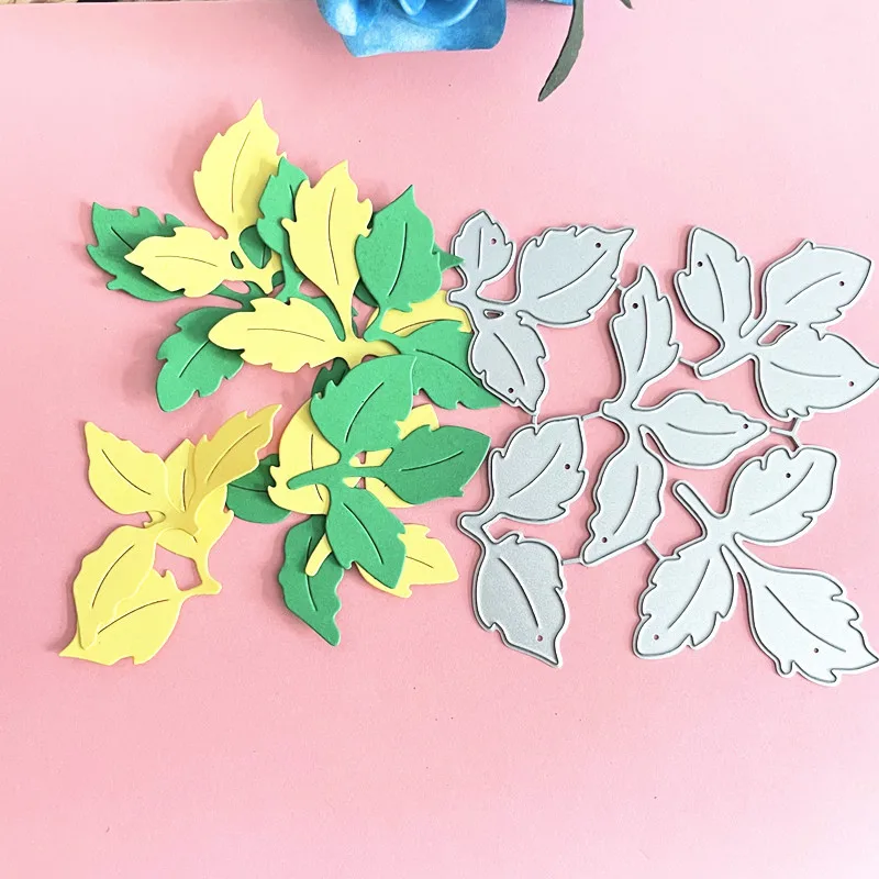 5 piece set various leaf decoration die Metal Cutting Dies DIY