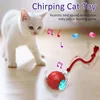 Tiny Fetch Dog Toy Pet Interactive Automatic Teasing Ball Cat Dog Self-soothing Toy Smart Rolling Electric Chew Proof Dogs Toy 2